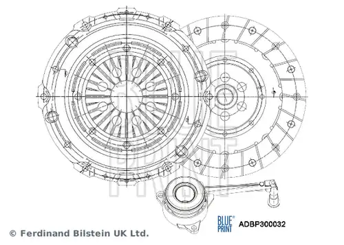 комплект съединител BLUE PRINT ADBP300032
