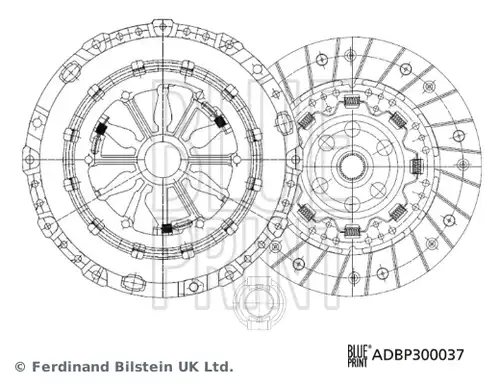 комплект съединител BLUE PRINT ADBP300037