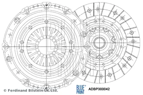 комплект съединител BLUE PRINT ADBP300042