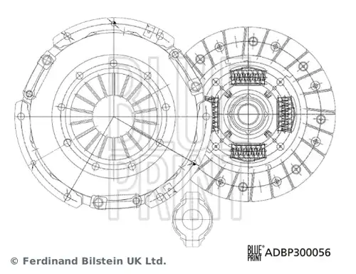 комплект съединител BLUE PRINT ADBP300056