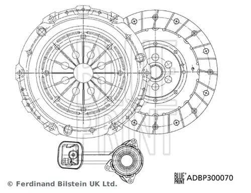 комплект съединител BLUE PRINT ADBP300070
