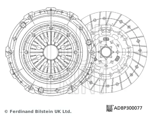 комплект съединител BLUE PRINT ADBP300077