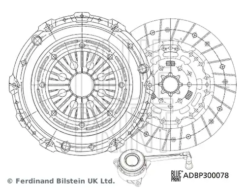 комплект съединител BLUE PRINT ADBP300078