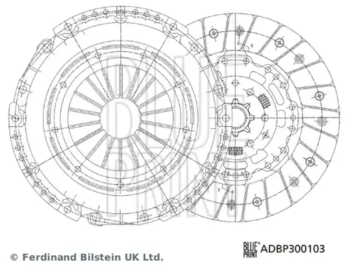 комплект съединител BLUE PRINT ADBP300103