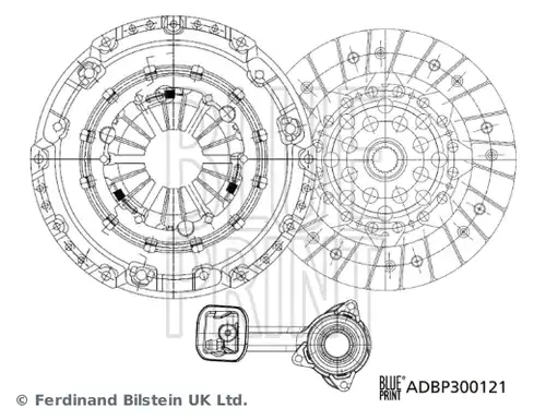 комплект съединител BLUE PRINT ADBP300121