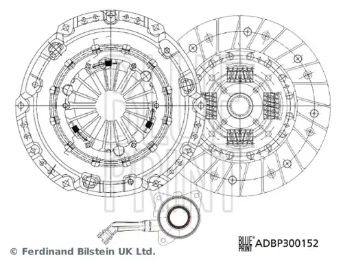 комплект съединител BLUE PRINT ADBP300152