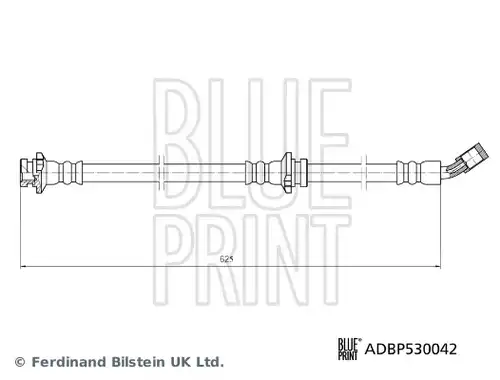 спирачен маркуч BLUE PRINT ADBP530042