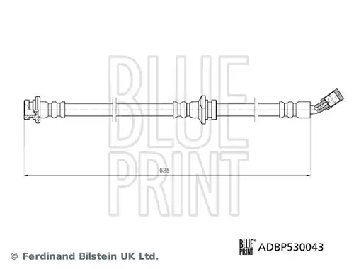 спирачен маркуч BLUE PRINT ADBP530043