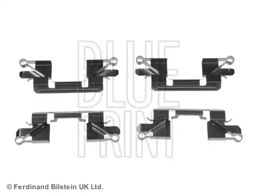 комплект принадлежности, дискови накладки BLUE PRINT ADC448602