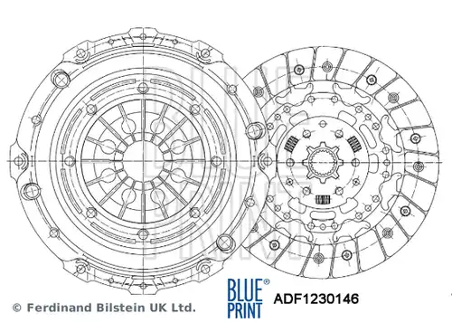 комплект съединител BLUE PRINT ADF1230146