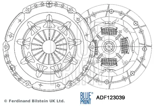 комплект съединител BLUE PRINT ADF123039