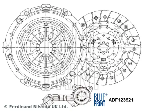 комплект съединител BLUE PRINT ADF123621