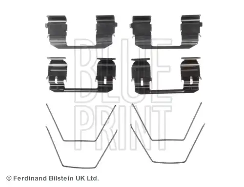 комплект принадлежности, дискови накладки BLUE PRINT ADH248605