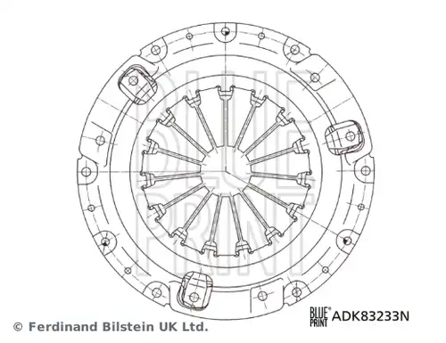 притискателен диск BLUE PRINT ADK83233N