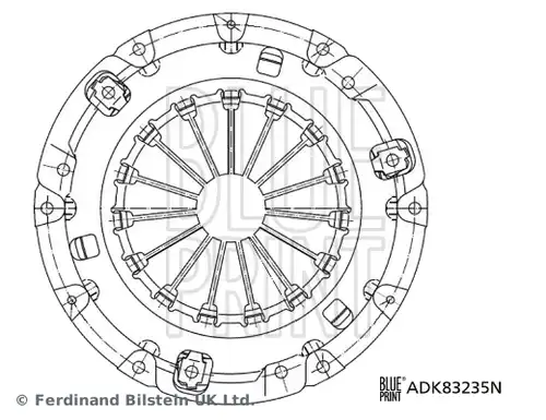 притискателен диск BLUE PRINT ADK83235N