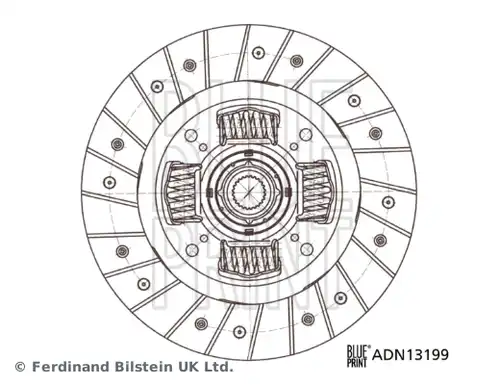 диск на съединителя BLUE PRINT ADN13199