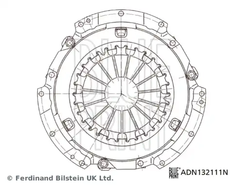 притискателен диск BLUE PRINT ADN132111N