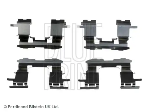 комплект принадлежности, дискови накладки BLUE PRINT ADT348606