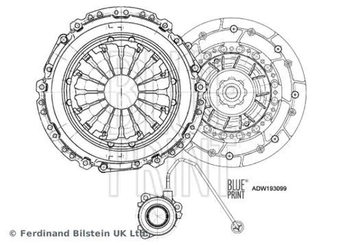 комплект съединител BLUE PRINT ADW193099