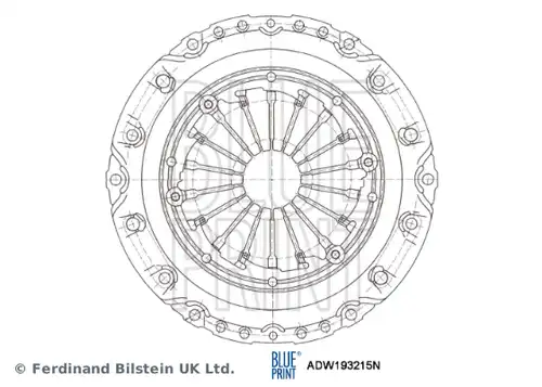 притискателен диск BLUE PRINT ADW193215N