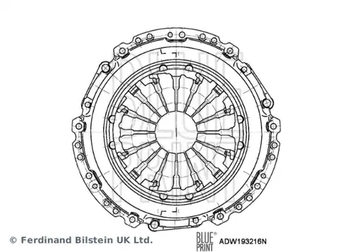 притискателен диск BLUE PRINT ADW193216N