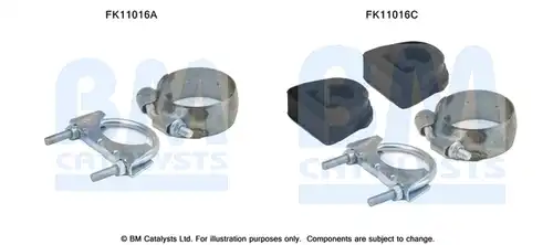 Монтажен комплект, изпускателна система BM CATALYSTS FK11016
