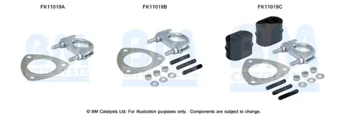 Монтажен комплект, изпускателна система BM CATALYSTS FK11019