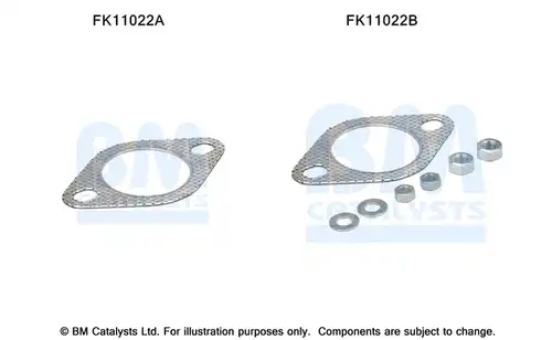 Монтажен комплект, изпускателна система BM CATALYSTS FK11022