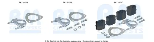 Монтажен комплект, изпускателна система BM CATALYSTS FK11028