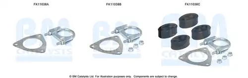 Монтажен комплект, изпускателна система BM CATALYSTS FK11038