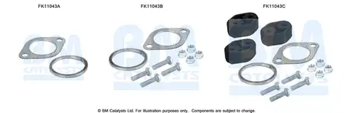 Монтажен комплект, изпускателна система BM CATALYSTS FK11043