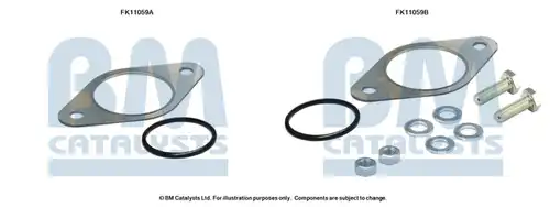 Монтажен комплект, изпускателна система BM CATALYSTS FK11059