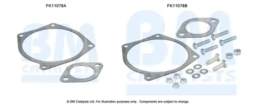 Монтажен комплект, изпускателна система BM CATALYSTS FK11078