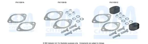 Монтажен комплект, изпускателна система BM CATALYSTS FK11091
