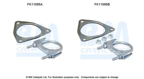 Монтажен комплект, DPF / FAP филтър BM CATALYSTS FK11095