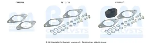 Монтажен комплект, изпускателна система BM CATALYSTS FK11111