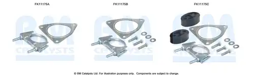 Монтажен комплект, изпускателна система BM CATALYSTS FK11175
