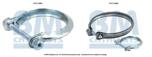 Монтажен комплект, изпускателна система BM CATALYSTS FK11188