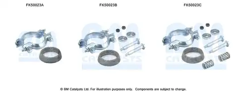 Монтажен комплект, изпускателна система BM CATALYSTS FK50023