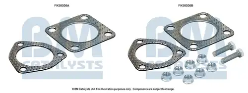 Монтажен комплект, изпускателна система BM CATALYSTS FK50026