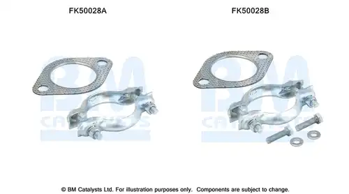 Монтажен комплект, изпускателна система BM CATALYSTS FK50028