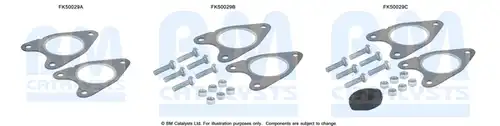Монтажен комплект, изпускателна система BM CATALYSTS FK50029