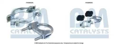 Монтажен комплект, изпускателна система BM CATALYSTS FK50032