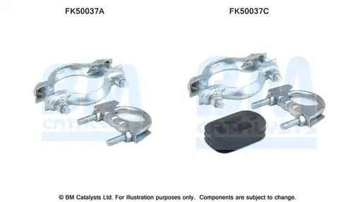 Монтажен комплект, изпускателна система BM CATALYSTS FK50037