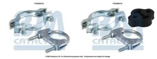 Монтажен комплект, изпускателна система BM CATALYSTS FK50041