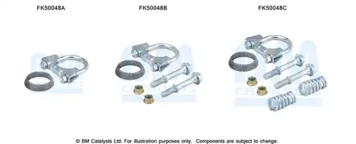 Монтажен комплект, изпускателна система BM CATALYSTS FK50048