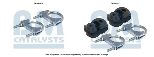 Монтажен комплект, изпускателна система BM CATALYSTS FK50057