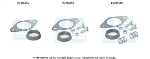 Монтажен комплект, изпускателна система BM CATALYSTS FK50058