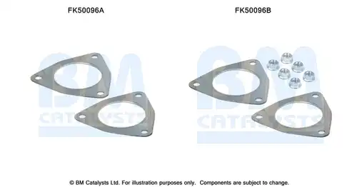 Монтажен комплект, изпускателна система BM CATALYSTS FK50096