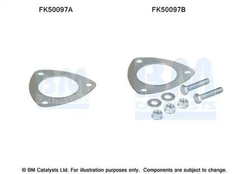 Монтажен комплект, изпускателна система BM CATALYSTS FK50097